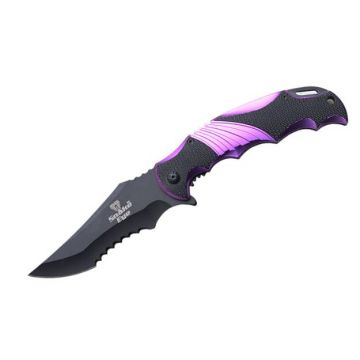 SNAKE EYE Heavy Duty Tactical Rescue Spring Assist Knife 4.75"